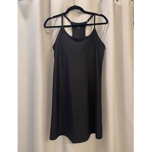 Sleeveless PowerSoft Performance Racer-Back Mini Swing Dress for Women